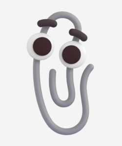 Clippy the paperclip emoji