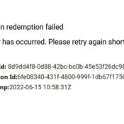 Invitation redemption failed An error has occurred. Please retry again shortly.