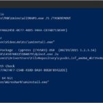 PowerShell output/result of the command